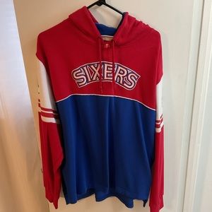 Philadelphia 76ers Mitchell and Ness sweatshirt size XL